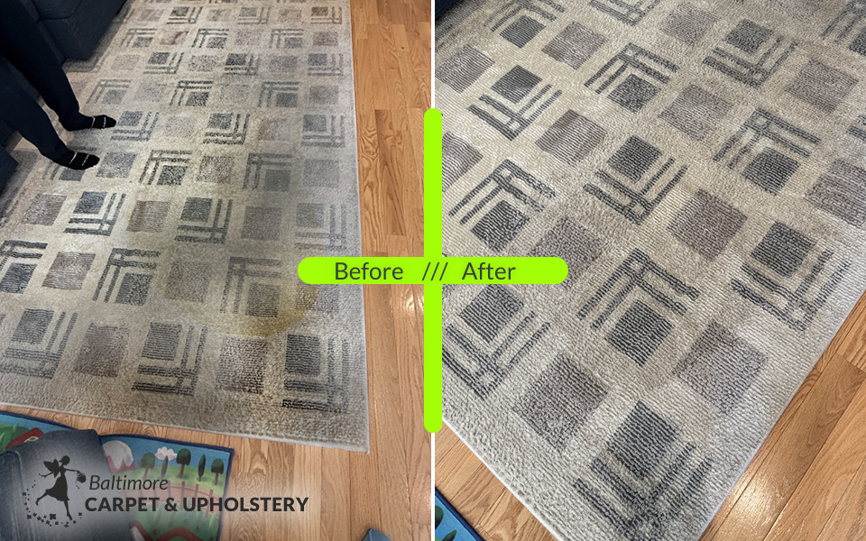 Rug Cleaning Before and After