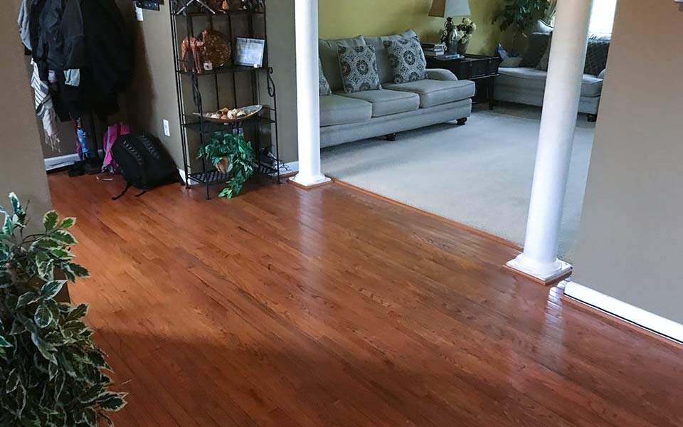 Refinishing Hardwood Floor Perkins Homes, Baltimore